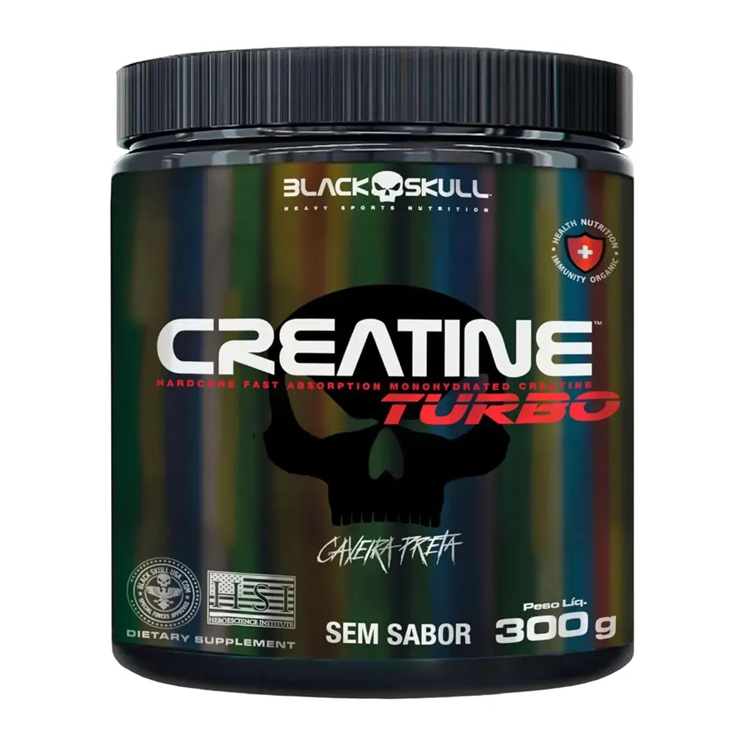 Black Skull Creatine Turbo: Energia e Força para Treinar Mais