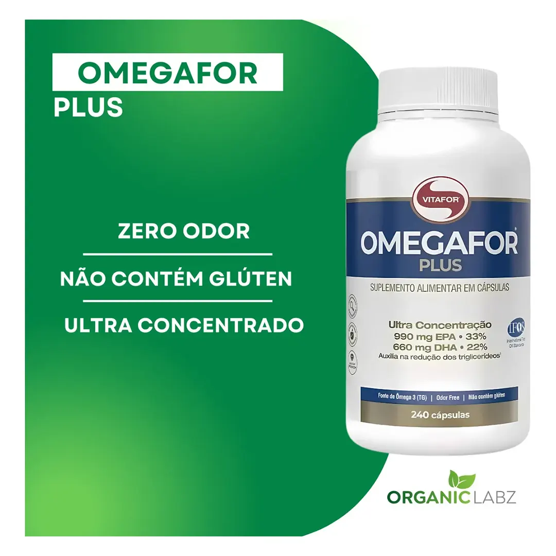 Melhor omega 3 Omegafor Plus 990mg EPA 660mg DHA original